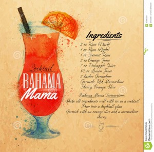 bahama-mama-cocktails-watercolor-kraft-drawn-blots-stains-spray-including-recipes-ingredients-background-42498700